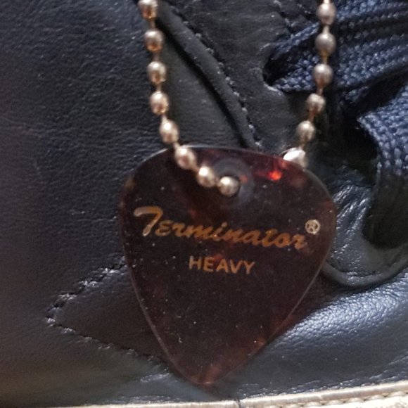 2008 Nike Terminator High Supreme Size 5.5US Rock N Roll Studs Black Gold - Picture 3 of 6